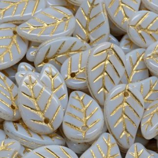 Elm Leaf Beads 14x9mm (111-00073-14x09-02010-54302)