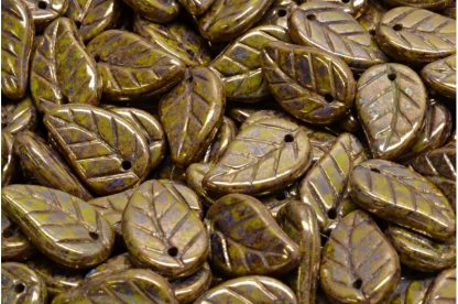 Elm Leaf Beads 14x9mm (111-00073-14x09-53400-15696)