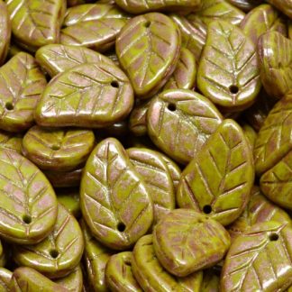 Elm Leaf Beads 14x9mm (111-00073-14x09-53400-86750)