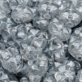 Cat Head Beads  13mm (111-30452-13x13-00030-54301)