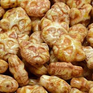 Cat Head Beads  13mm (111-30452-13x13-02010-86800)