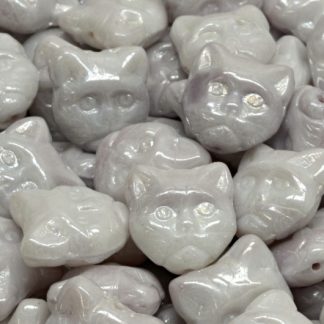 Cat Head Beads  13mm (111-30452-13x13-07224-14400)