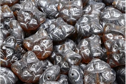 Cat Head Beads  13mm (111-30452-13x13-18036-54301)