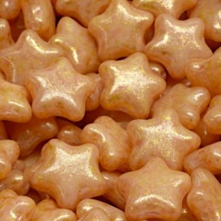 Flat Star Beads 12x12mm (111-30380-12x12-02010-34304-34302)