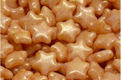 Flat Star Beads 12x12mm (111-30380-12x12-02010-34304-34302)