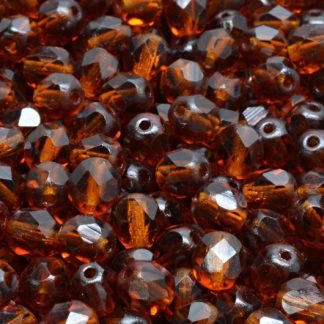 Firepolished Round Beads 6mm (151-19001-06x06-10100)