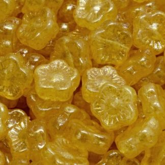 Sunset Flower Beads 10x10mm (111-79206-10x10-R0021-34302)