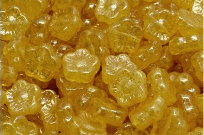 Sunset Flower Beads 10x10mm (111-79206-10x10-R0021-34302)