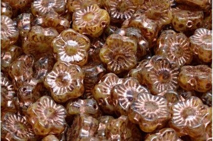 Sunset Flower Beads 10x10mm (111-79206-10x10-R0021-86800-54307)