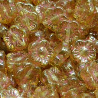 Sunset Flower Beads 10x10mm (111-79206-10x10-30010-43808-34302)
