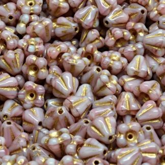 Bell Flower Beads 4x6mm (111-00240-04x06-57713-54302)