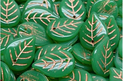 Apple Leaf Beads 18x13mm (111-00076-18x13-52120-54307)