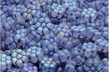 Flat Flower Beads 8x8mm (111-77757-08x08-00030-84100-28703-54325)