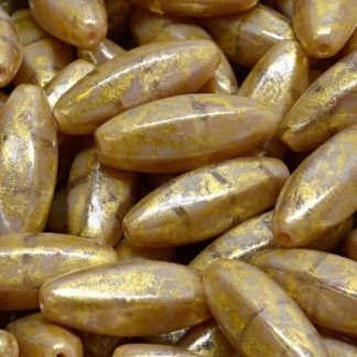 Peeled Olive beads 19x7mm (111-29008-19x07-26016-34302)
