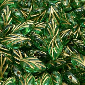 Beech Leaf Beads 7x11mm (111-01089-07x11-50720-54302)