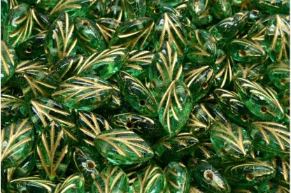 Beech Leaf Beads 7x11mm (111-01089-07x11-50720-54302)