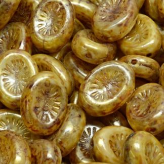Kiwi Beads 14x10mm (111-99105-14x10-01000-02010-86800-86720)