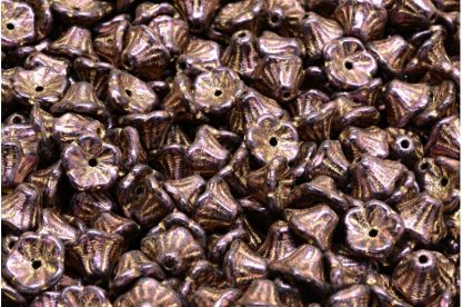 Bell Flower Cup Beads 7x5mm (111-95039-07x05-23980-54302-86944)
