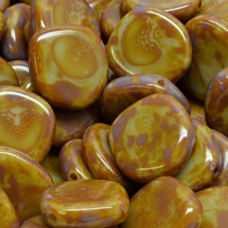 8edged Flat Beads 15x15mm (111-30483-15x15-43010-86800)