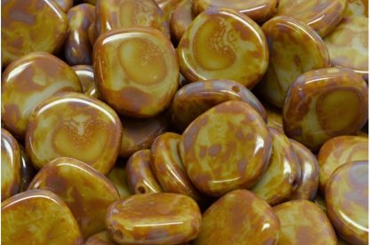 8edged Flat Beads 15x15mm (111-30483-15x15-43010-86800)