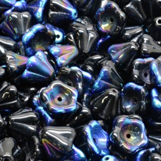Bell Flower Beads 6x8mm (111-00240-06x08-23980-28701)