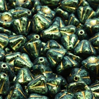 Bell Flower Beads 6x8mm (111-00240-06x08-23980-54302-86922)