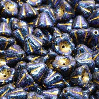 Bell Flower Beads 6x8mm (111-00240-06x08-23980-54302-86966)