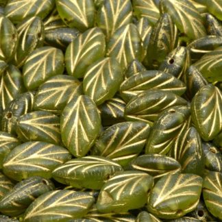 Beech Leaf Beads 7x11mm (111-01089-07x11-50220-84100-54302)