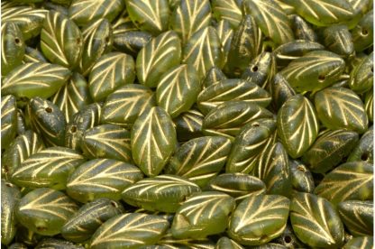 Beech Leaf Beads 7x11mm (111-01089-07x11-50220-84100-54302)