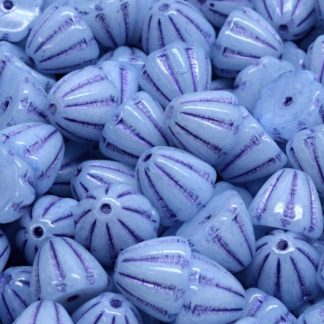Flower Cupola Beads 7x9mm (111-00215-07x09-02010-43810-34307)