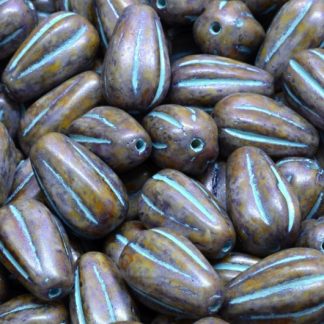 Drop Melon Beads 13x8mm (111-30283-13x08-02010-65329-54308)