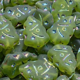 Christmas Tree Beads 17x12mm (111-30444-17x12-50230-28103-84100)