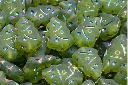 Christmas Tree Beads 17x12mm (111-30444-17x12-50230-28103-84100)