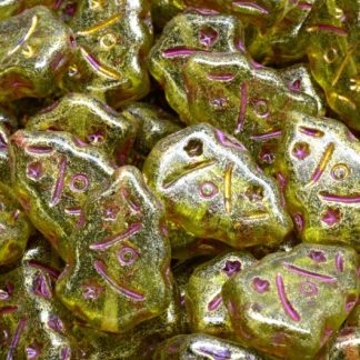 Christmas Tree Beads 17x12mm (111-30444-17x12-50230-43807-34302)