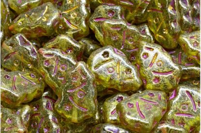 Christmas Tree Beads 17x12mm (111-30444-17x12-50230-43807-34302)