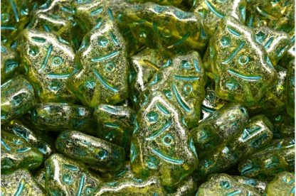 Christmas Tree Beads 17x12mm (111-30444-17x12-50230-43811-34302)