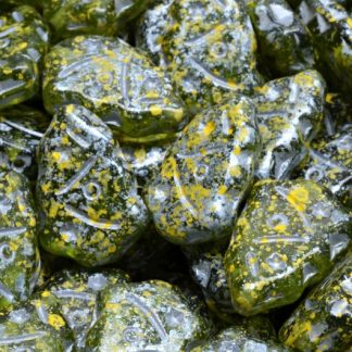 Christmas Tree Beads 17x12mm (111-30444-17x12-50230-54301-45701)