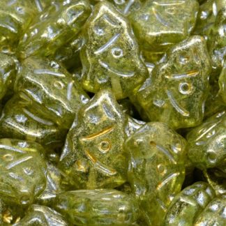 Christmas Tree Beads 17x12mm (111-30444-17x12-50500-54301-34302)