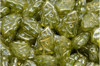 Christmas Tree Beads 17x12mm (111-30444-17x12-50500-54301-34302)