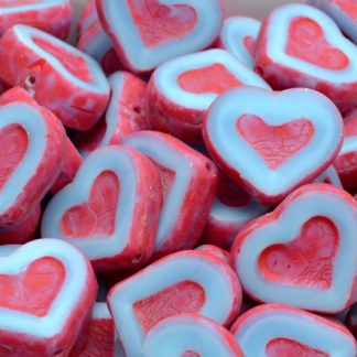 TCB Heart Beads 14x12mm (991-77779-14x12-61400-84304)