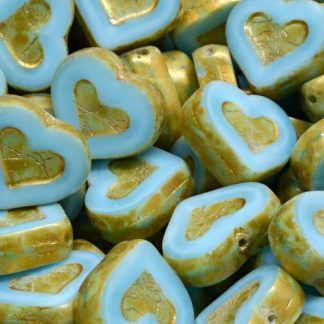 TCB Heart Beads 14x12mm (991-77779-14x12-61400-86720)