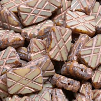 TCB Designed Rectangle Beads 12x8mm (991-99111-12x08-14400-86800-54318)