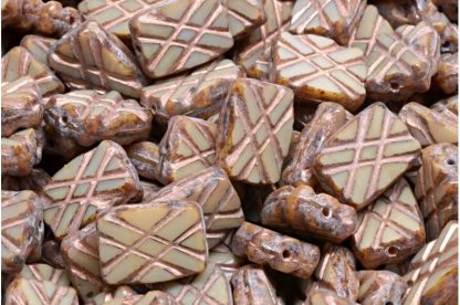 TCB Designed Rectangle Beads 12x8mm (991-99111-12x08-14400-86800-54318)