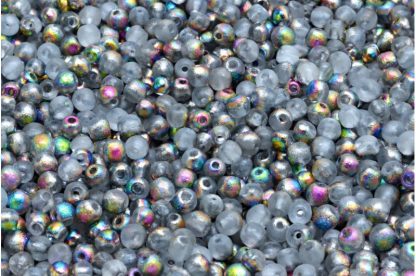 Round Druck Beads 3x3mm (111-19001-03x03-00030-ETCH-28101)