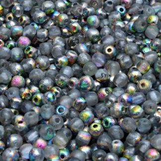 Round Druck Beads 3x3mm (111-19001-03x03-00030-ETCH-28137)