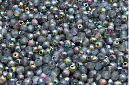 Round Druck Beads 3x3mm (111-19001-03x03-00030-ETCH-28137)