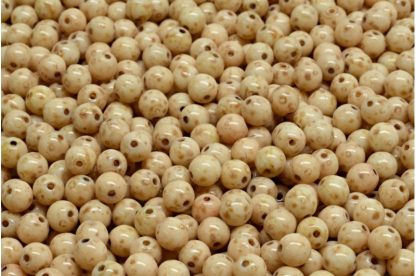 Round Druck Beads 4x4mm (111-19001-04x04-02010-86800-33301)