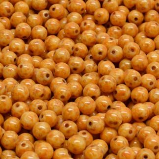 Round Druck Beads 4x4mm (111-19001-04x04-02010-86800-33302)