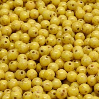 Round Druck Beads 4x4mm (111-19001-04x04-02010-86800-33303)