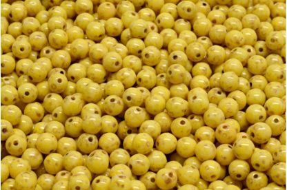Round Druck Beads 4x4mm (111-19001-04x04-02010-86800-33303)